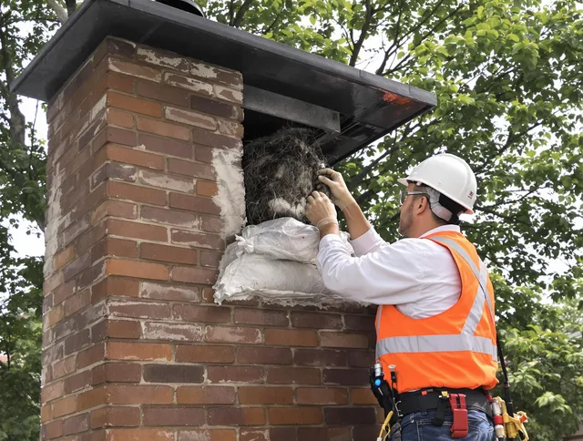 Humane removal of debris and animals by Glendale Chimney Sweep in Glendale, CA