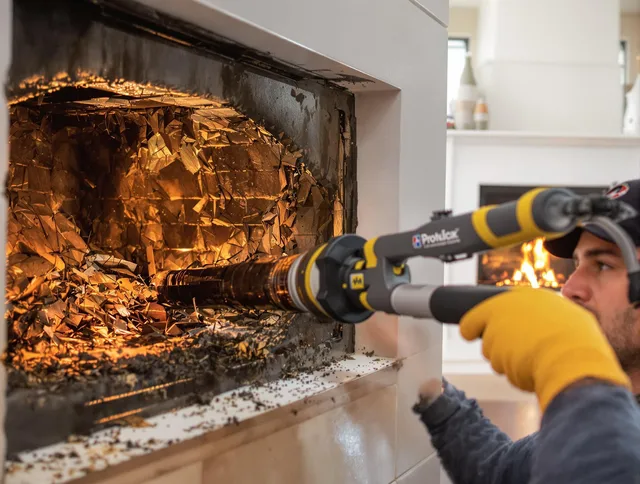 Professional chimney cleaning by Glendale Chimney Sweep in Glendale, CA