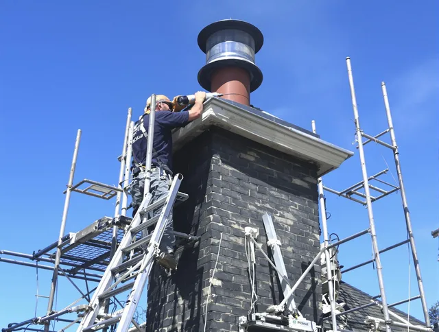 Sturdy chimney crown finished by Glendale Chimney Sweep in Glendale, CA