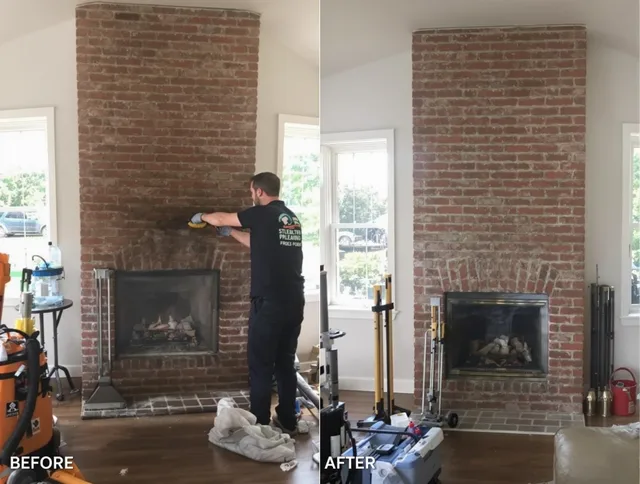 Finished chimney sweeping service by Glendale Chimney Sweep in Glendale, CA