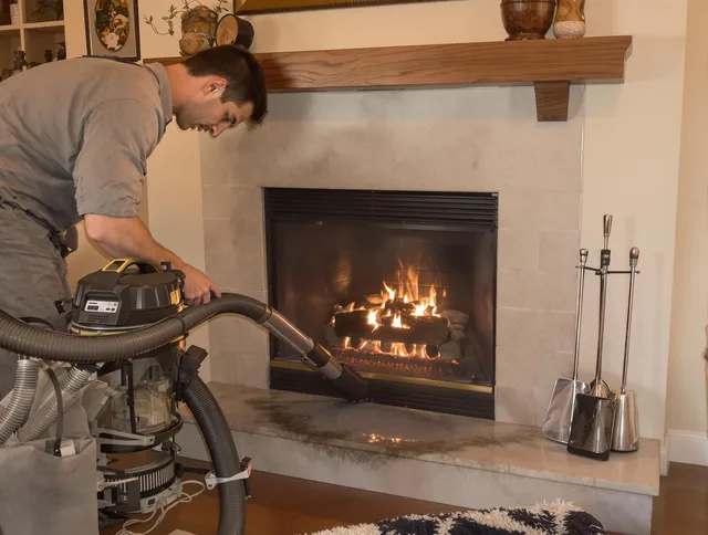 Routine fireplace upkeep by Glendale Chimney Sweep in Glendale, CA