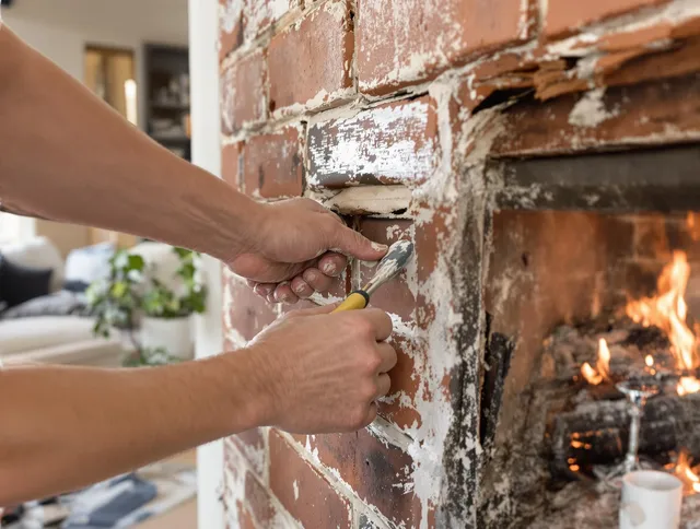 Routine fireplace repair by Glendale Chimney Sweep in Glendale, CA